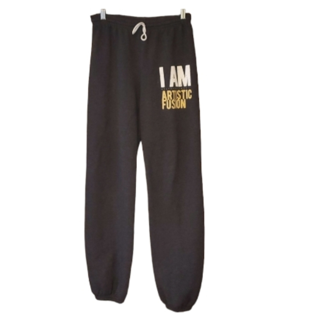 American Apparel I‎ AM ARTISTIC FUSION Dark Heather Grey Sweatpants Size S